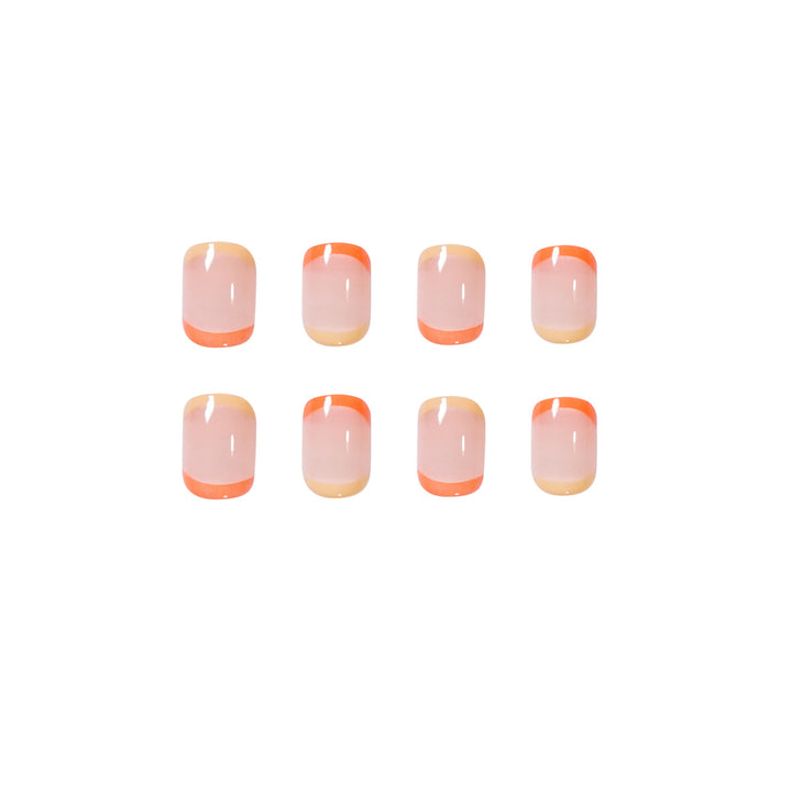 Elegant Nail Art with Bright Tips Bowlift