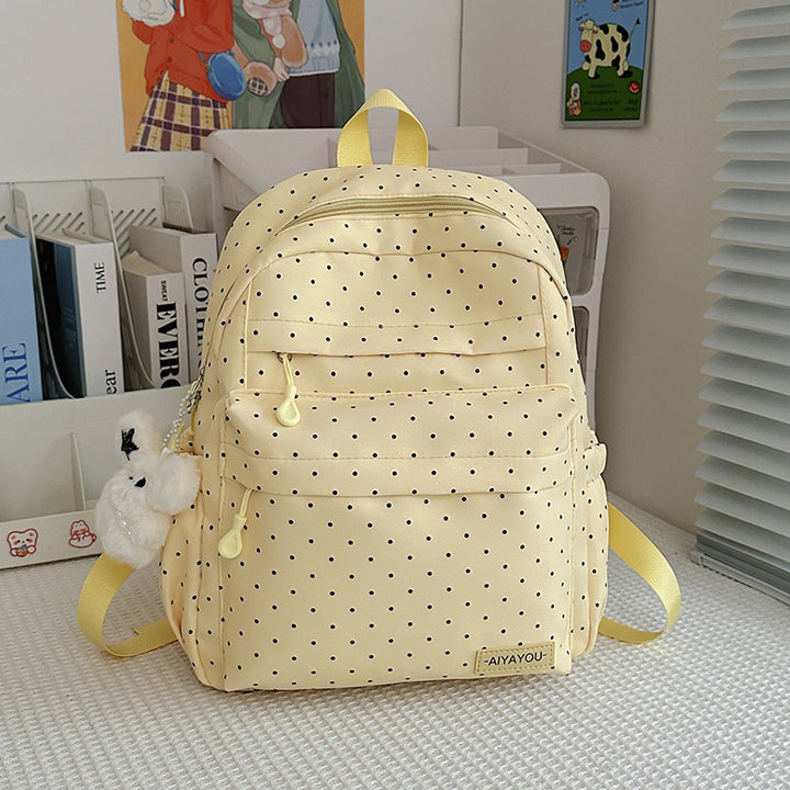 Playful Polka Dot Backpack