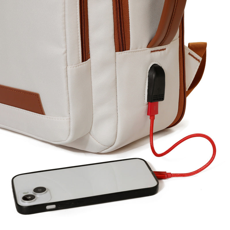 Elegant Structured Laptop Backpack Bowlift