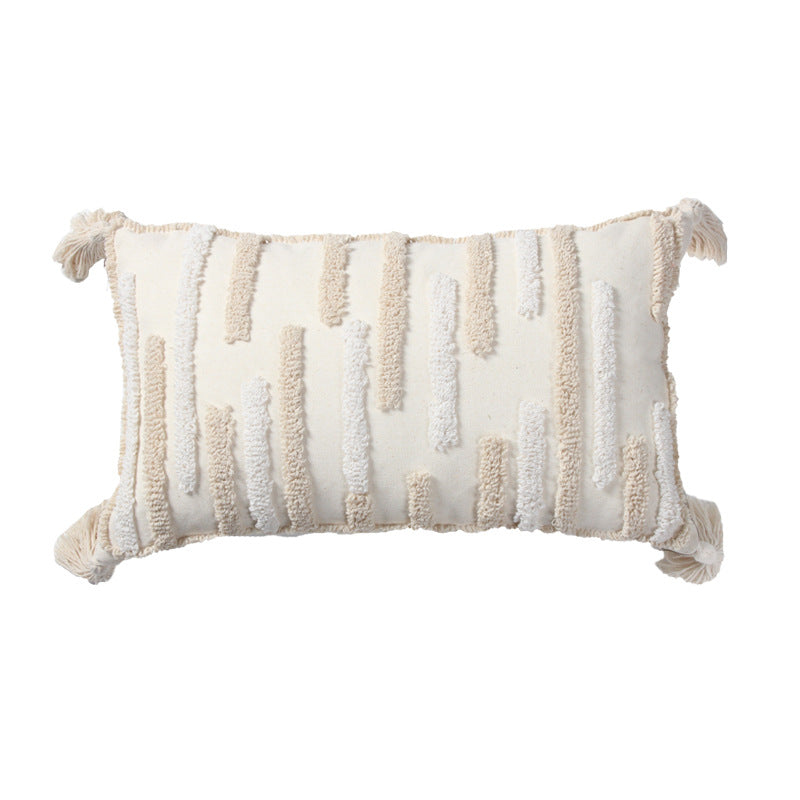 Structured Handwoven Accent Pillow