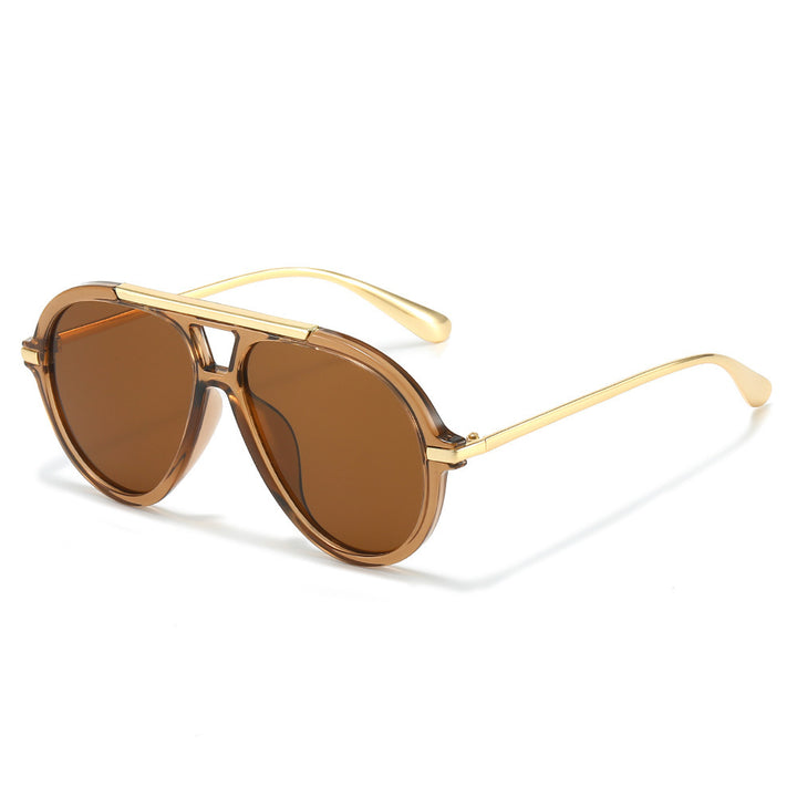 Fashion-Forward Futuristic Round Sunglasses Bowlift