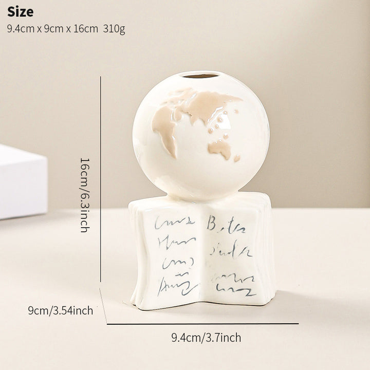 Elegant Ceramic Globe Bank Bowlift