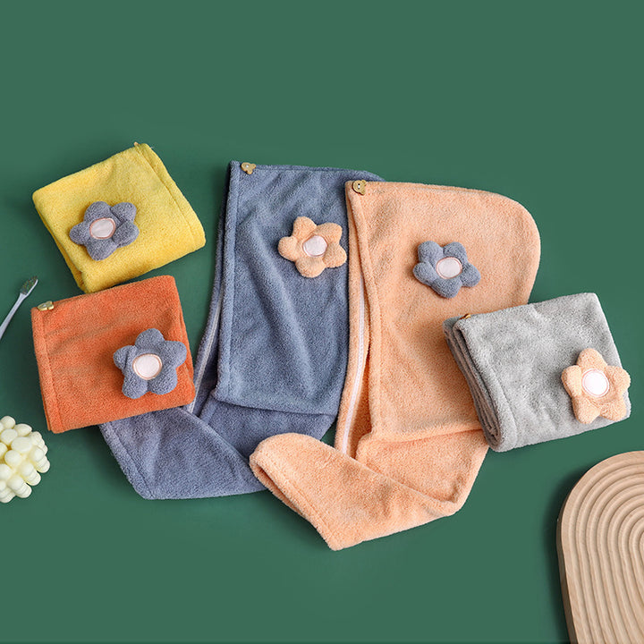 Women's Hair Turban with Practical Button Bowlift