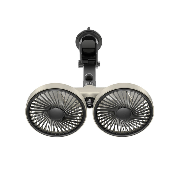 Unisex double fan with flexible holder Bowlift