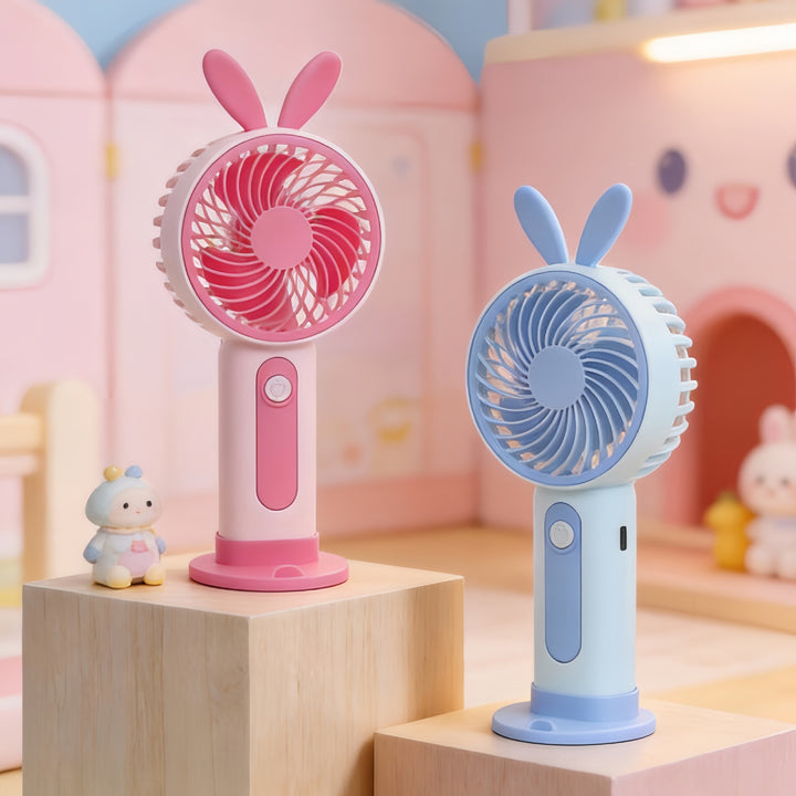 Ladies Hand Fan with Cute Animal Design Bowlift