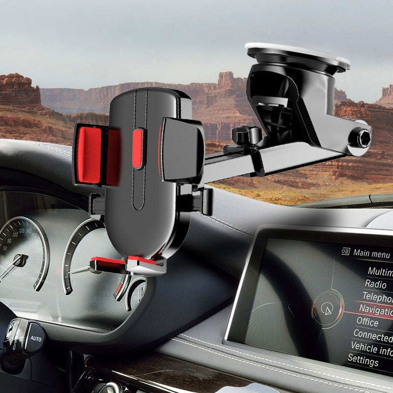 adjustable telescopic universal car phone holder with three hundred sixty degree rotation and strong suction Bowlift