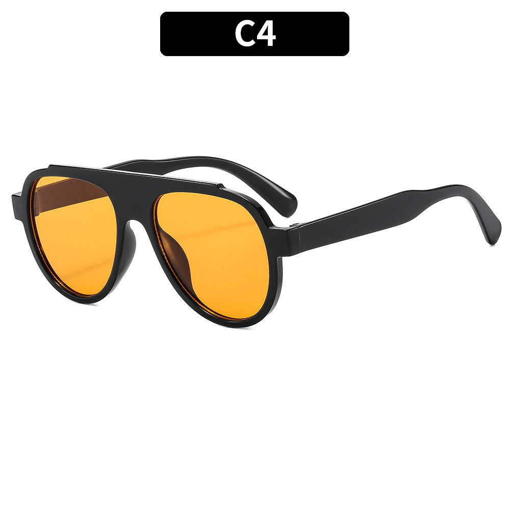 Bold Patterned Oversized Sunglasses