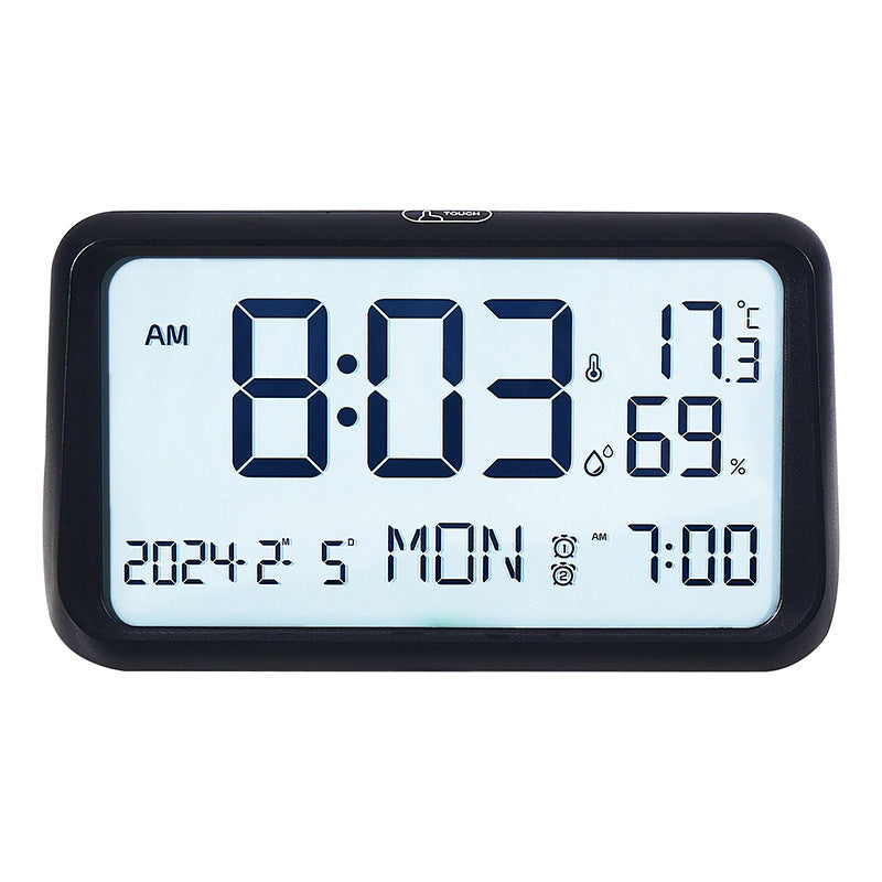 Digital alarm clock with temperature and humidity display Bowlift