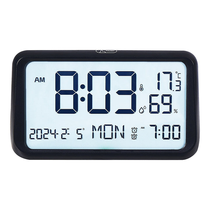 Digital alarm clock with temperature and humidity display Bowlift