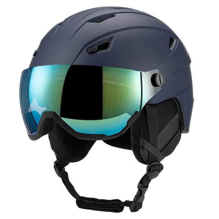 Snow Sports Helmet with Integrated Visor Bowlift