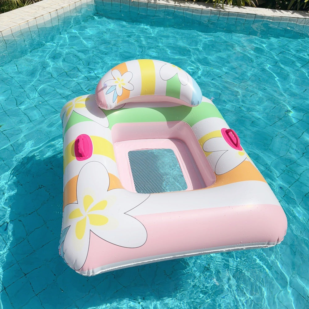 Inflatable Canopy Pool Lounge Chair Bowlift