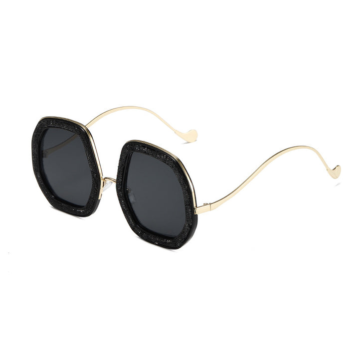Women's geometric sunglasses with luxurious frame Bowlift