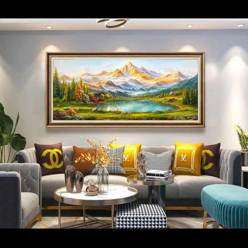 Scenic Mountain Landscape Wall Art
