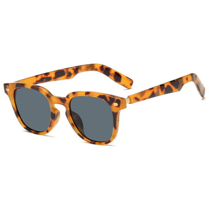 Ladies fashionable corrective glasses with elegant plastic frame and golden accents Bowlift