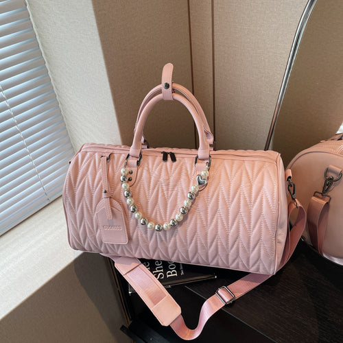 Noble travel bag in modern diamond design Bowlift