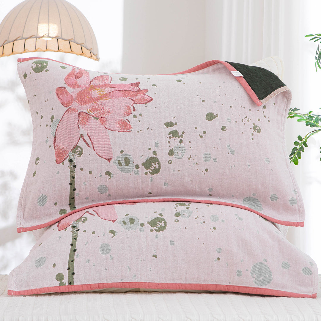 Women Decorative Pillow with Floral Pattern and High-Quality Cotton Bowlift