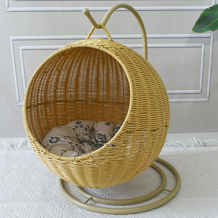 Hanging Wicker Swing Chair Bowlift