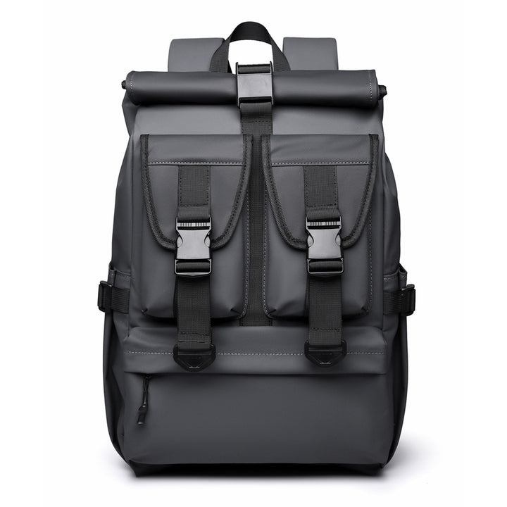 Versatile High-Capacity Roll-Top Backpack Bowlift