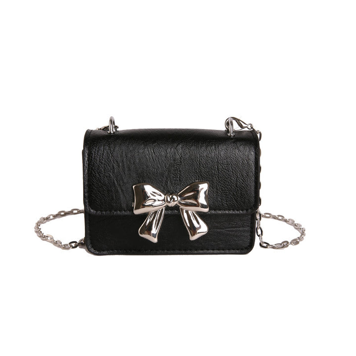 WoCharming Bow-Embellished Mini Handbag Bowlift