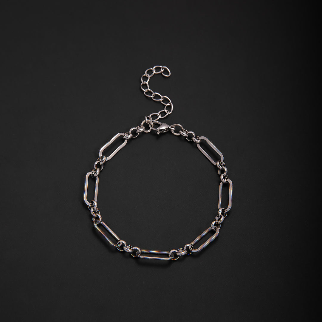 Elegant Geometric Link Bracelet Bowlift
