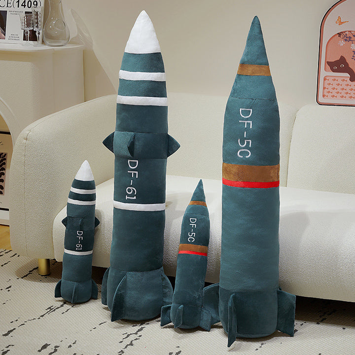 Plush Neck Support Pillow in Rocket Design Bowlift