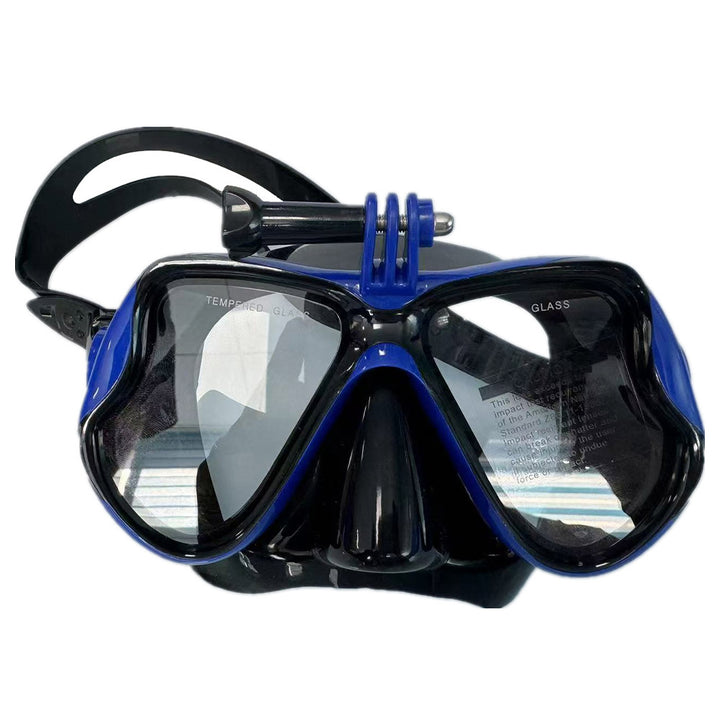 Diving mask with ergonomic silicone design Bowlift
