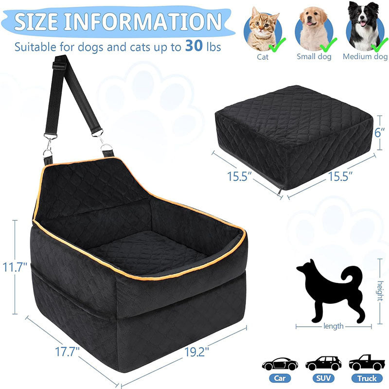 Dog Safety Car Seat Bowlift