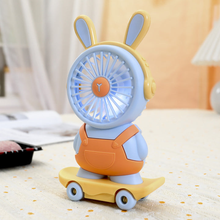 Women Portable Handheld Fan in Creative Animal Design Bowlift