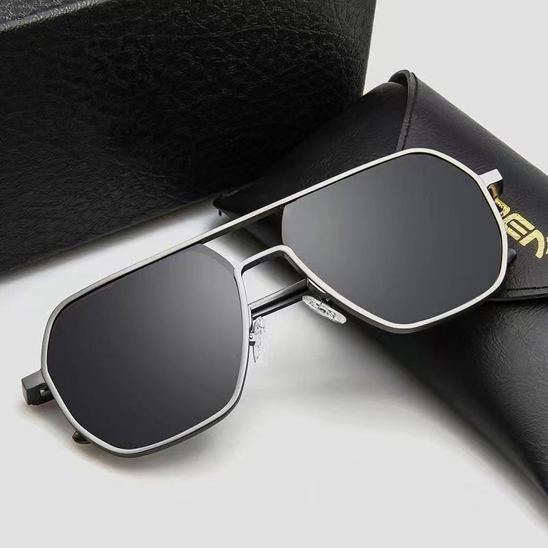 Stylish Oversized Hexagonal Sunglasses