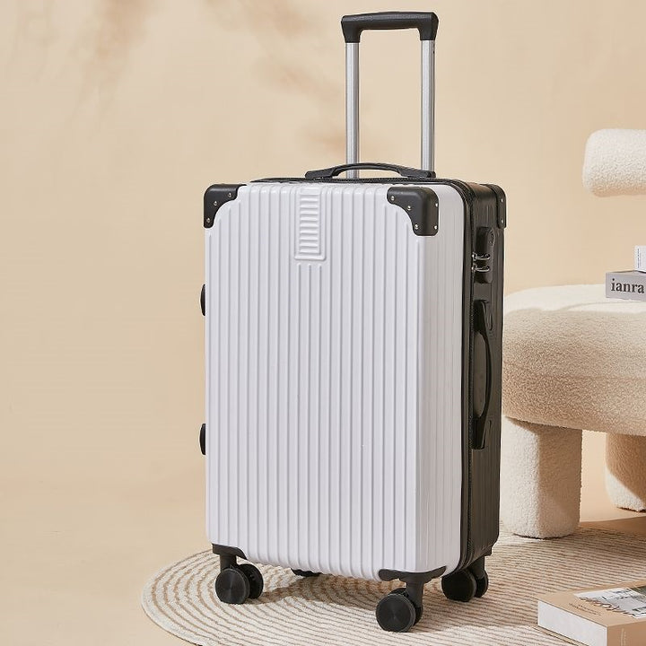 Hard-shell suitcase with double safety lock and flexible interior Bowlift