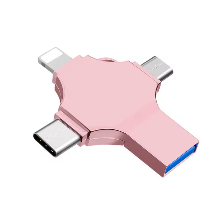 Versatile Dual-Connector USB Flash Drive Bowlift