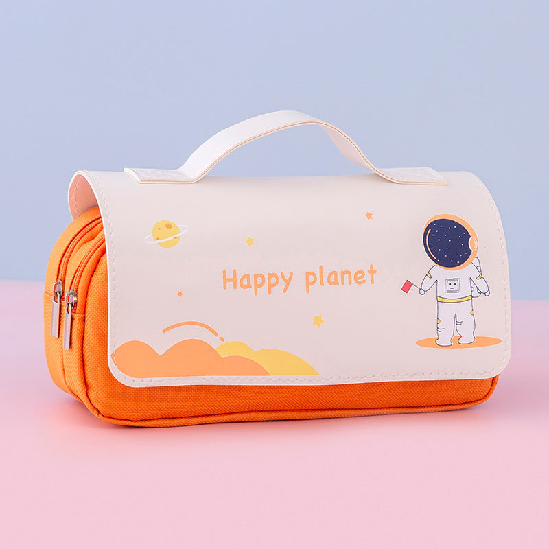 Stylish Astronaut-themed Pencil Case Bowlift