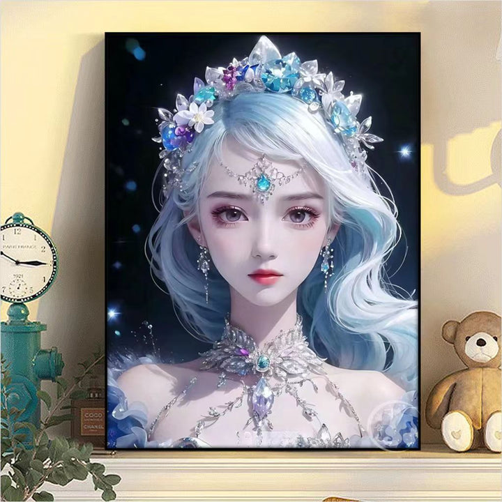 Fantasy Character Portrait Canvas Art Print Bowlift