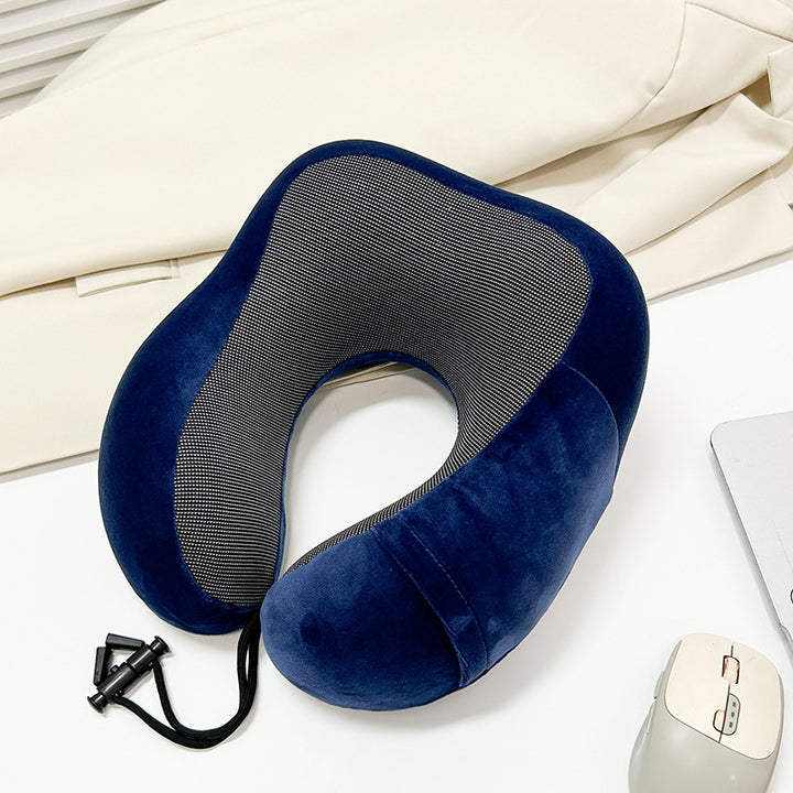 Women's ergonomic travel neck support pillow with breathable surface Bowlift