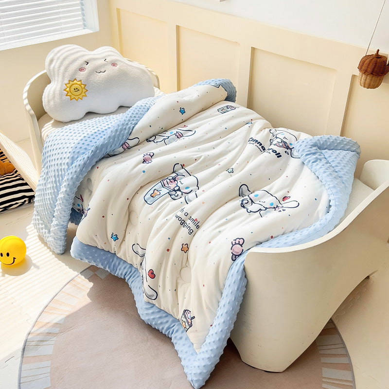 Girls cuddly blanket with versatile animal motif Bowlift
