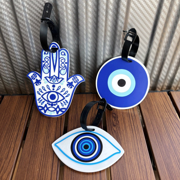 Hamsa Hand Luggage Tag Bowlift