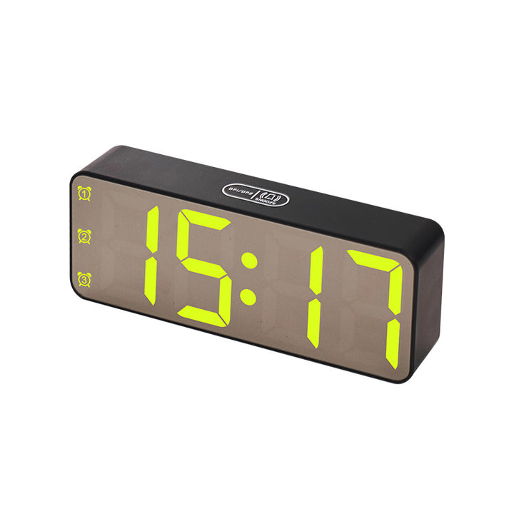 Digital Clock with Large LED Display and Multifunctional Settings Bowlift