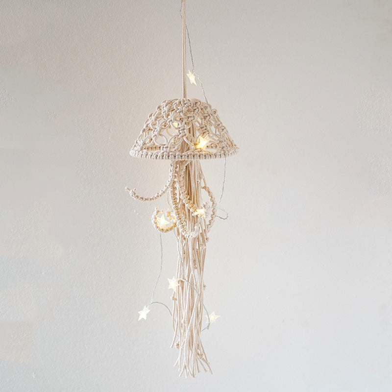 Decorative Macramé Jellyfish Wall Art Bowlift