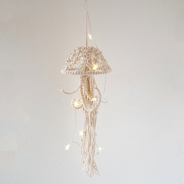 Decorative Macramé Jellyfish Wall Art Bowlift