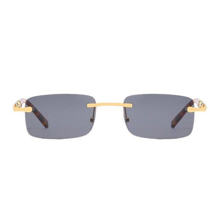 Women's elegant square sunglasses with luxury metal frame Bowlift