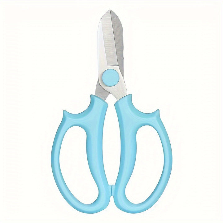 Compact stainless steel multi-purpose kitchen and craft scissors with Ergonomic non-slip handles Bowlift