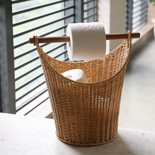 Stylish Woven Hanging Storage Basket Bowlift
