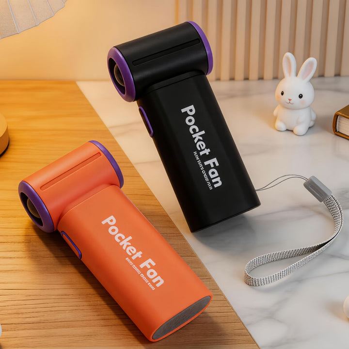 Women's Portable Battery Fan with USB Charging Function Bowlift