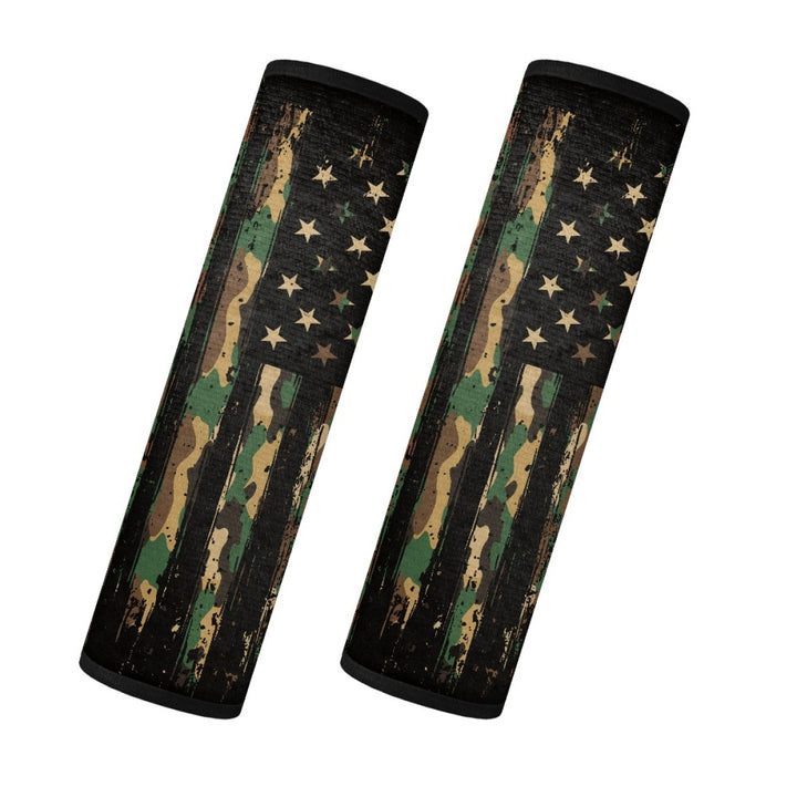 Compression Arm Sleeves with Distressed American Flag Print Bowlift