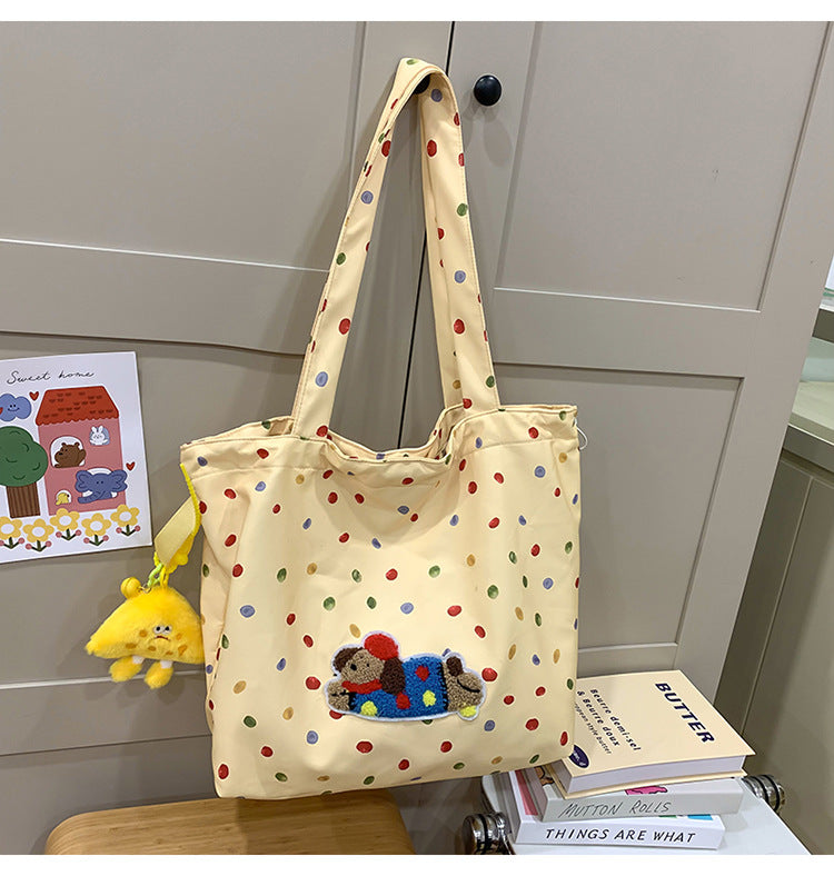 Fun-Themed Spacious Tote Bag Bowlift