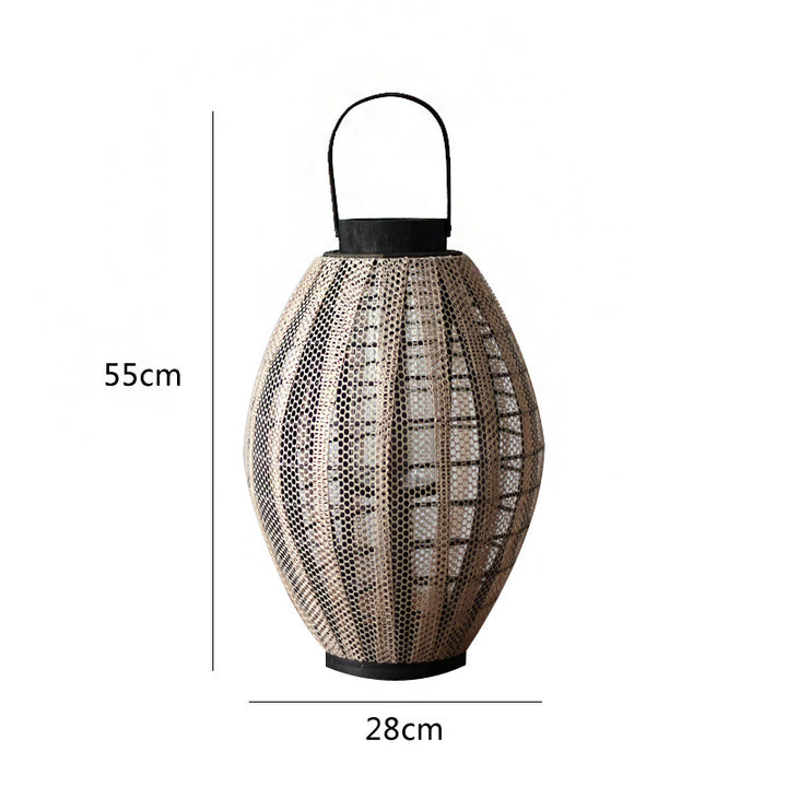 Elegant lantern with metal grid Bowlift