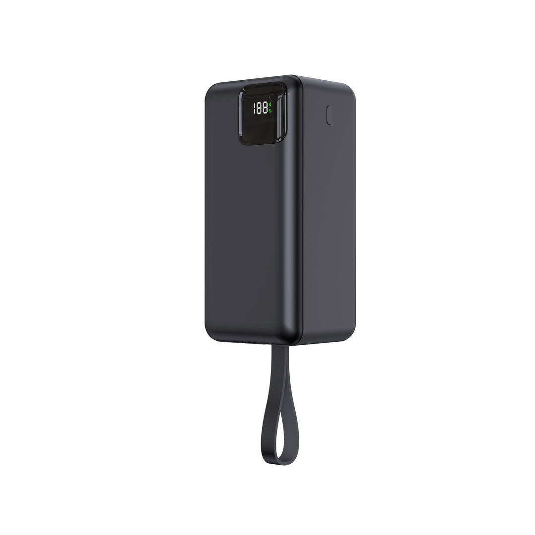 Portable power bank with digital charging display and innovative design Bowlift