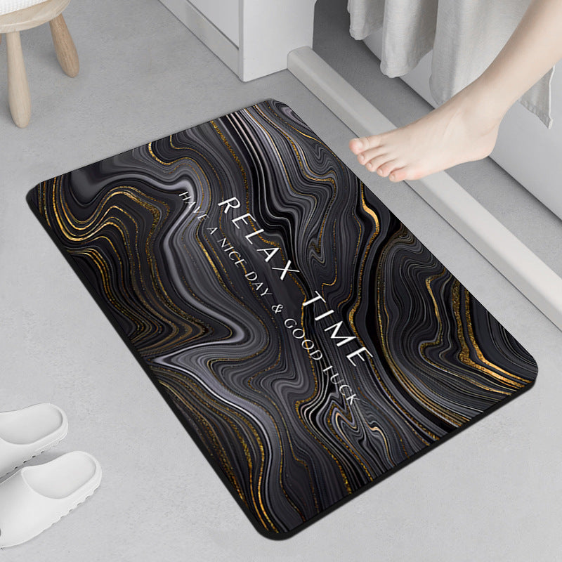 Relaxation-Themed Comfort Bath Mat Bowlift