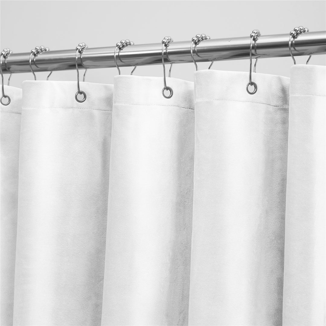 Velvet Grommet Top Curtain Bowlift