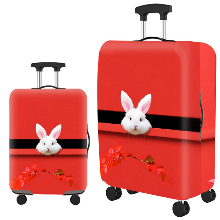Artistic Cat-Themed Hard Shell Suitcase Bowlift